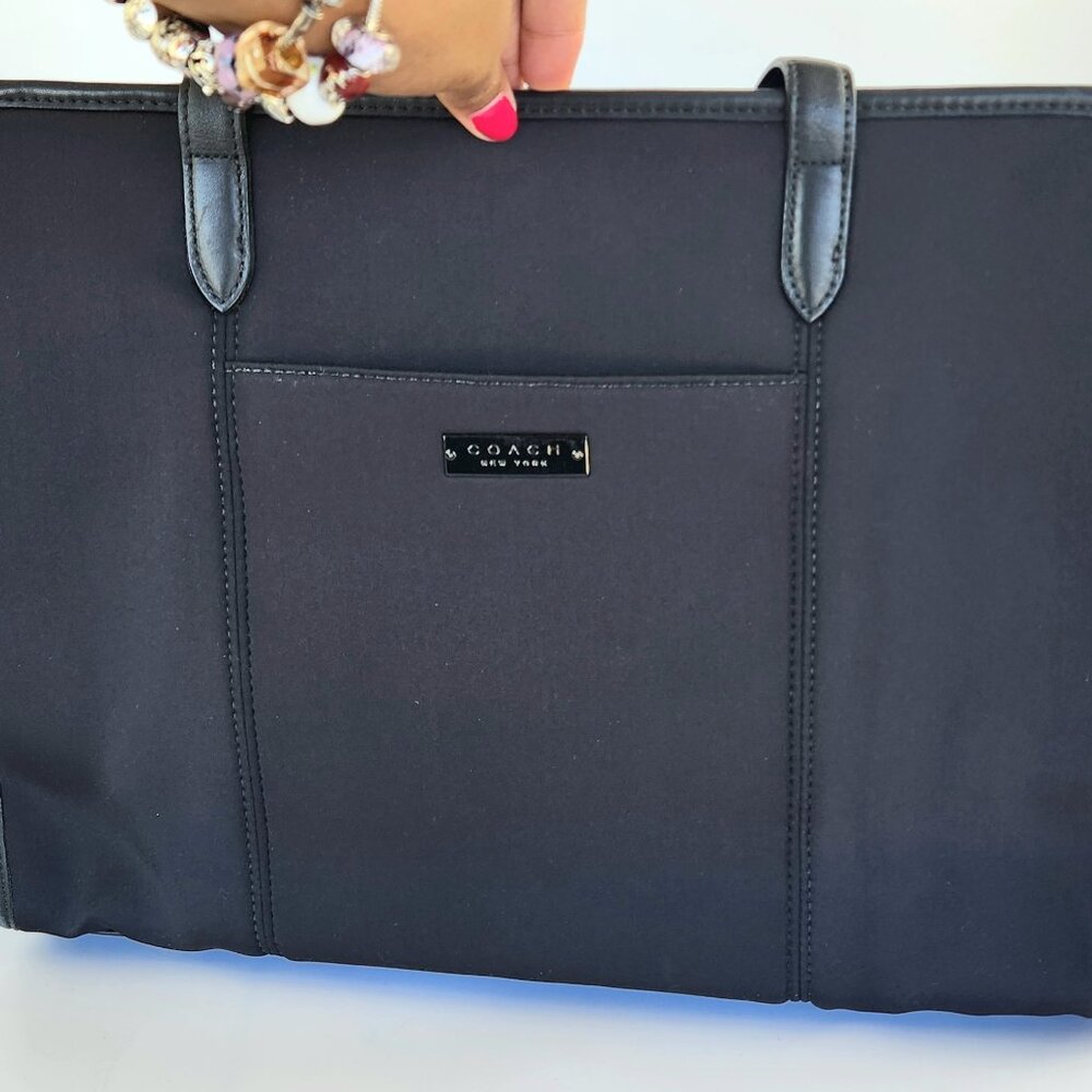 Vintage - COACH - Laptop Bag - Black - No. H-8, Z-6216 - Picture 8 of 13